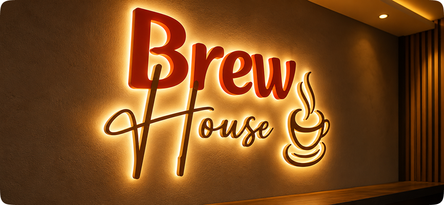 LED and Glow sign boards